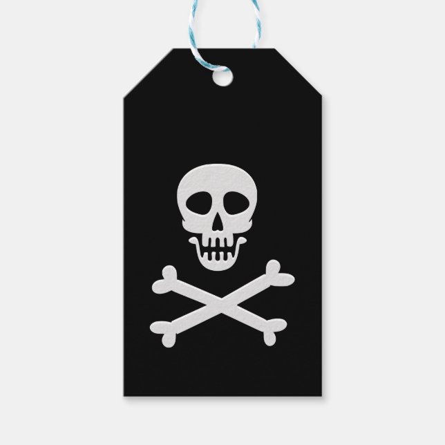 Skull & Crossbones Gift Tags (Front)