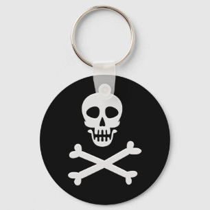 Skull & Crossbones Key Ring