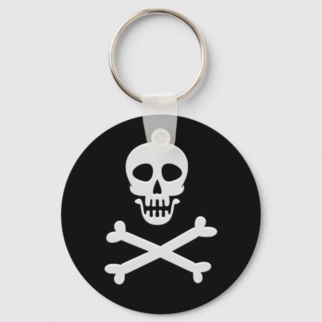 Skull & Crossbones Key Ring (Front)