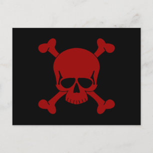 Skull & Crossbones Postcard