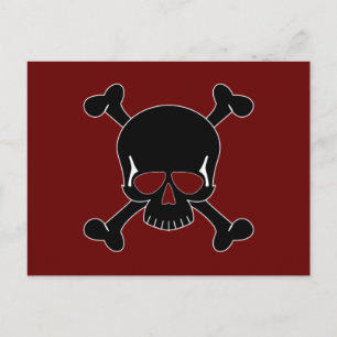 Skull & Crossbones Postcard