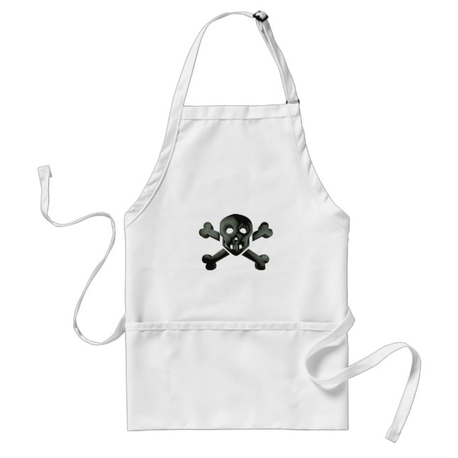 skull crossbones standard apron (Front)