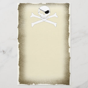 Skull & Crossbones Stationery