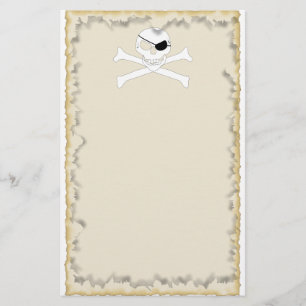Skull & Crossbones Stationery
