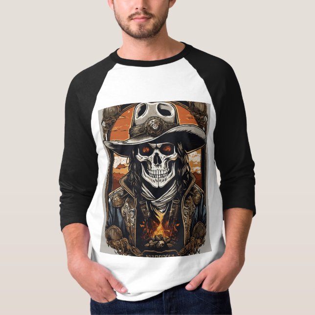 Skull & Crossbones Threads T-Shirt (Front)