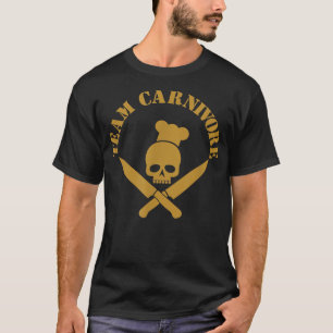skull crossed knifes bbq humour cooking smoking585 T-Shirt