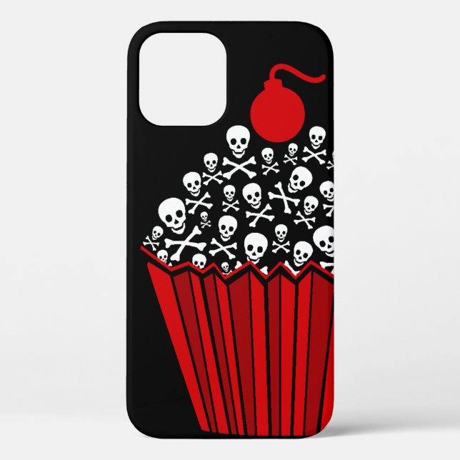 Skull Cupcake Case-Mate iPhone Case (Back)