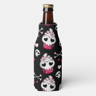 Skull Cupcake Madness Bottle Cooler