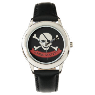 Skull - Custom Stainless Steel Black Watch