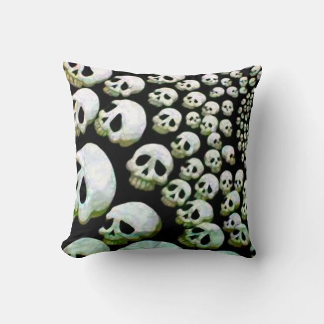 Skull Cyclone - Death Clock - Dead Heads Cushion (Front)
