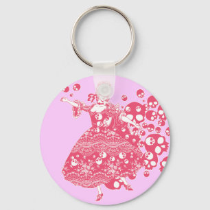 Skull Dance Key Ring