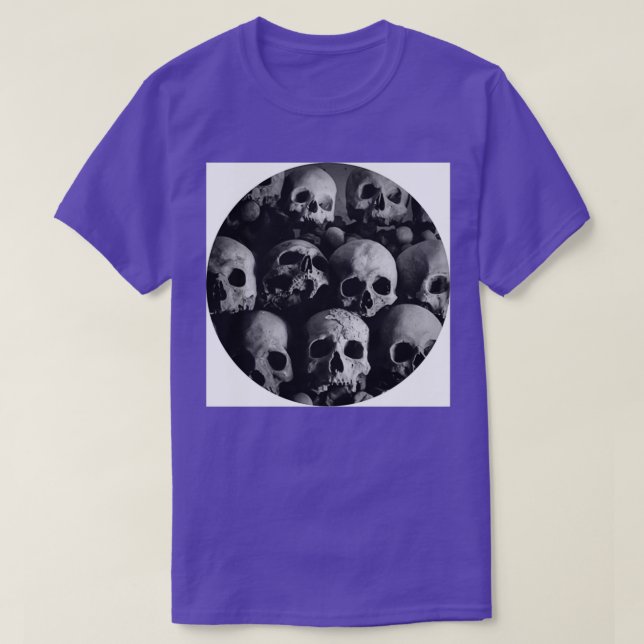 skull death skelleton biology anatomy T-Shirt (Design Front)