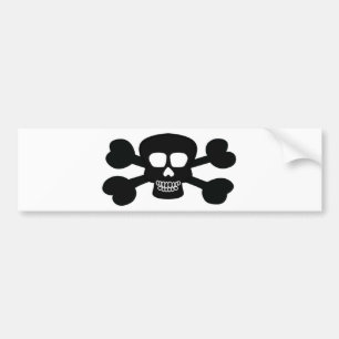 Skull Design Merchandise Bumper Sticker