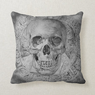 Skull Design on Throw Pillow