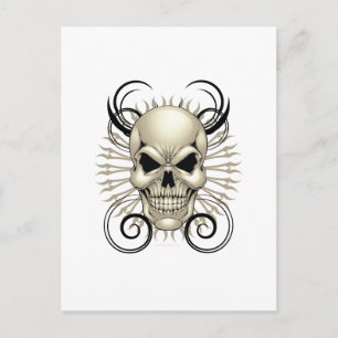 Skull Design Postcard