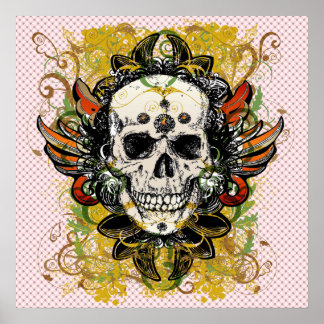 Skull Design Poster