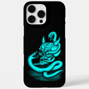 Skull - Devil Head with Snake iPhone 16 Pro Max Case