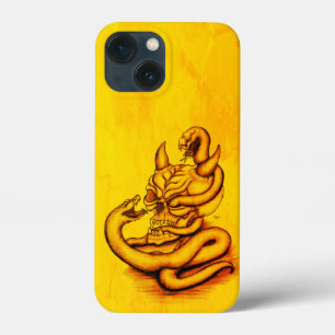 Skull - Devil Head with Snake iPhone 13 Mini Case