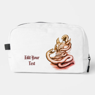 Skull - Devil Head with Snake Dopp Kit