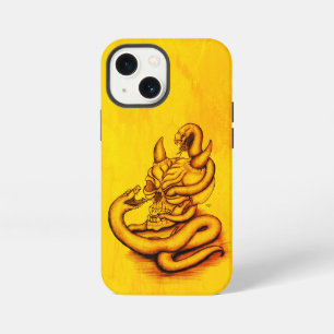 Skull - Devil Head with Snake iPhone 13 Mini Case