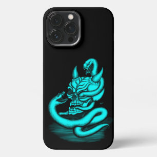 Skull - Devil Head with Snake iPhone 13 Pro Max Case