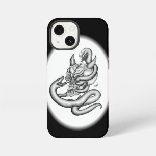 Skull - Devil Head with Snake iPhone 13 Mini Case