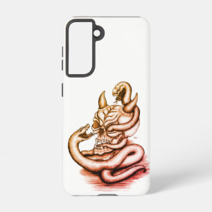 Skull - Devil Head with Snake Samsung Galaxy Case