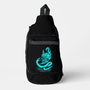 Skull - Devil Head with Snake Sling Bag