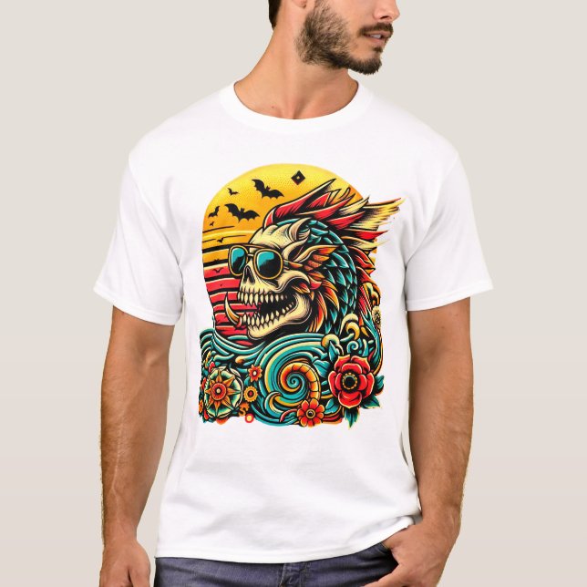 Skull Dragon T-Shirt (Front)
