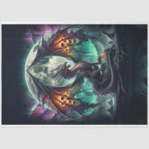 Skull Dragon Tissue Paper