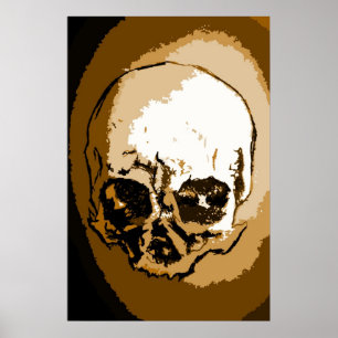 Skull Drawing Poster Print