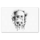 Skull Drip Black Ink Graphic Party