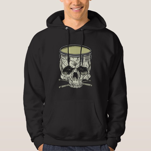SKULL DRUM HOODIE (Front)