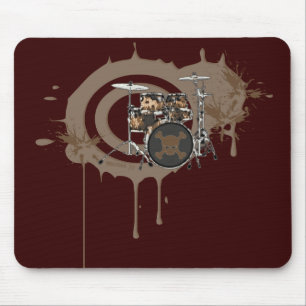 Skull Drums Mousepad