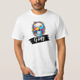 Skull Elegance: Beautiful Graphic T-Shirt