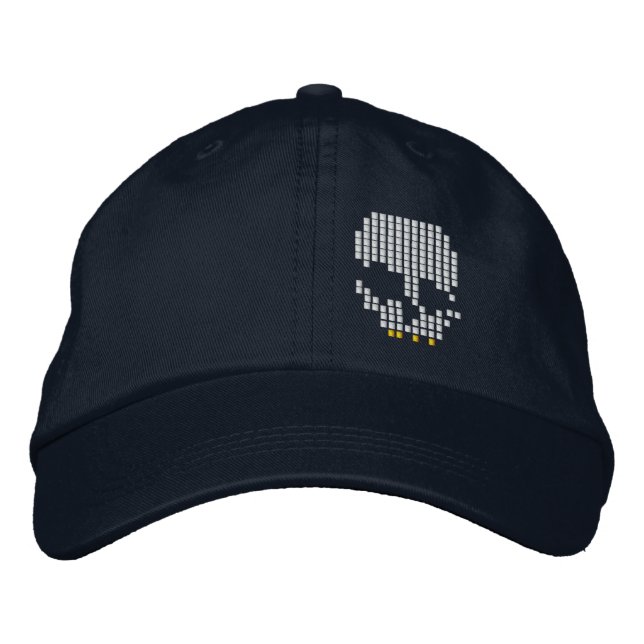 Skull Embroidered Hat (Front)