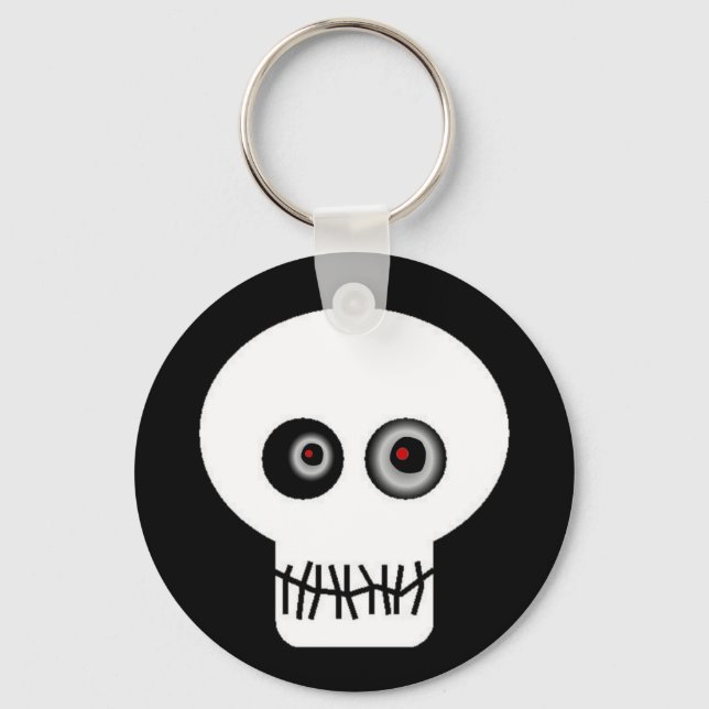 Skull Eyes Key Ring (Front)