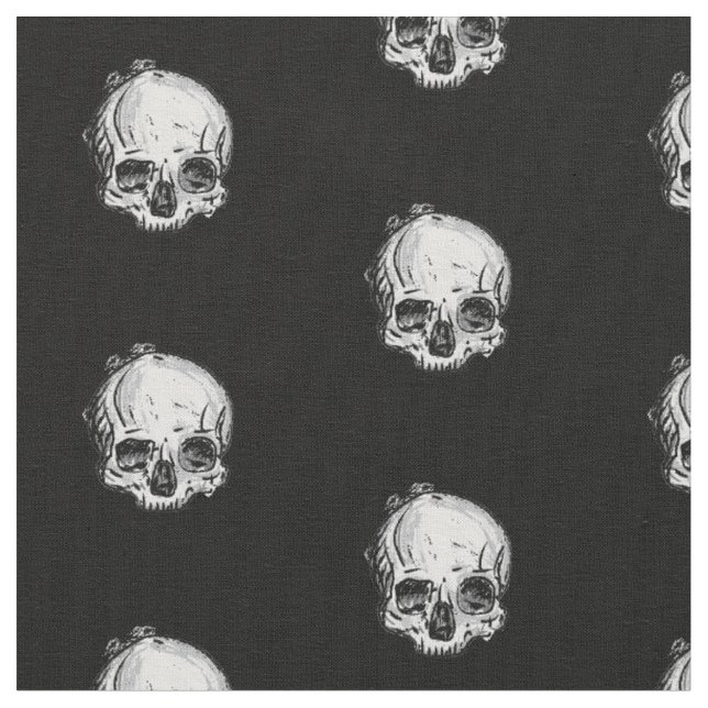 Skull Fabric (Close Up)