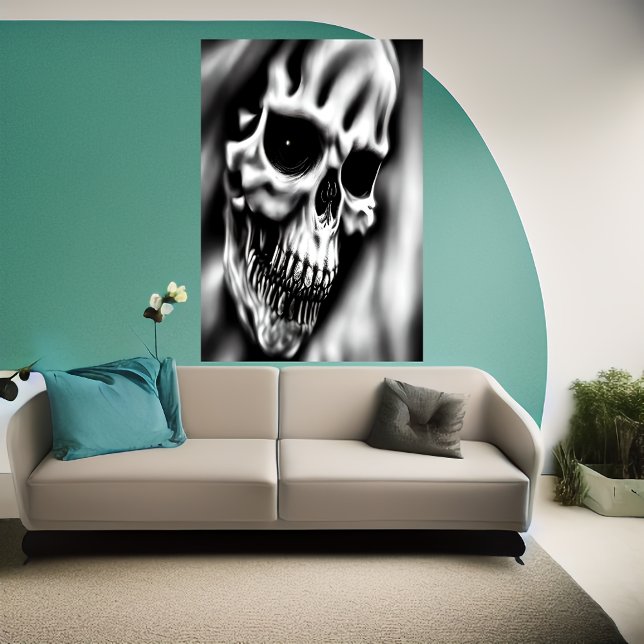 Skull face | AI Art Poster (Creator Uploaded)