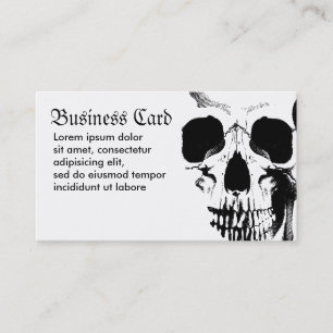 Skull Face Business Card