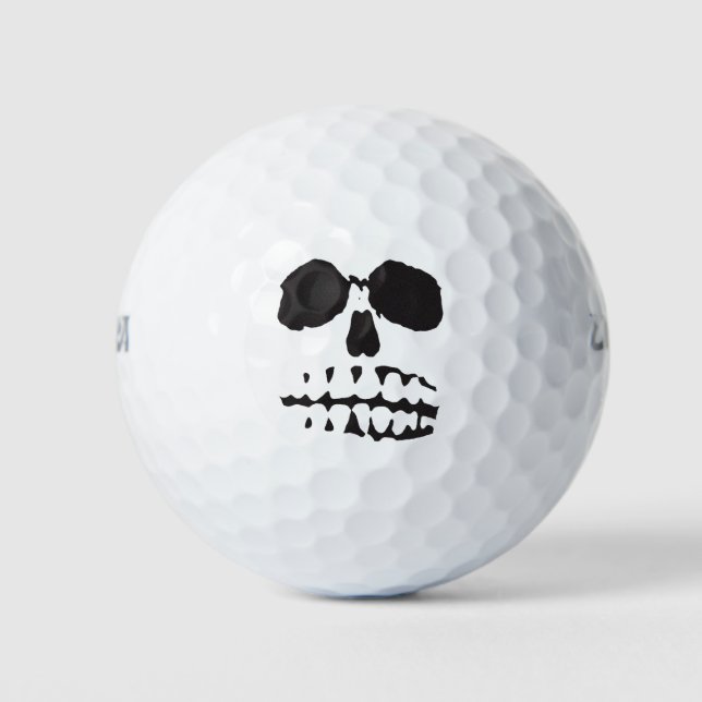 Skull Face Golf Balls (Front)