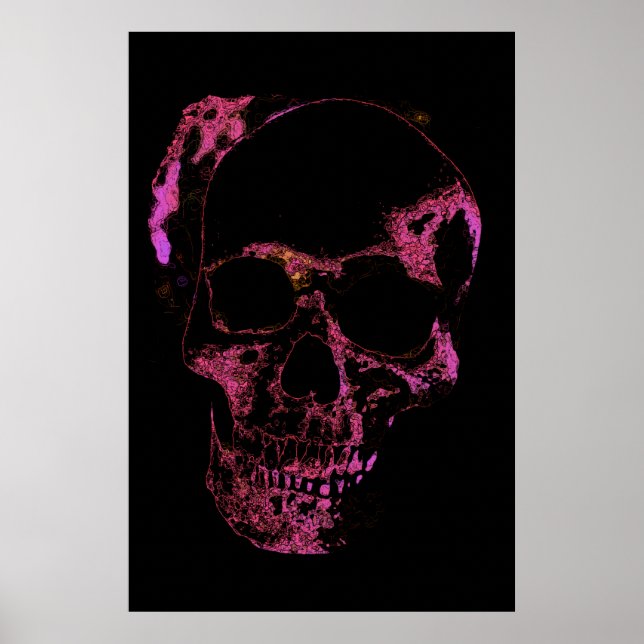 Skull Fantasy Art Poster (Front)