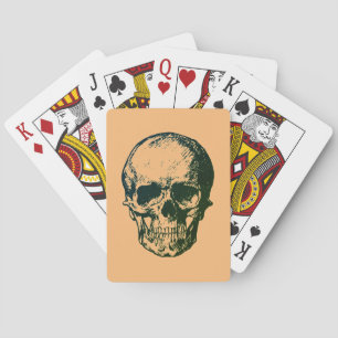 Skull Fantasy Art Rock Punk Heavy Metal Playing Cards