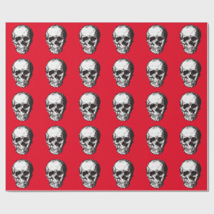 Skull Fantasy Art Rock Punk Heavy Metal Wrapping Paper