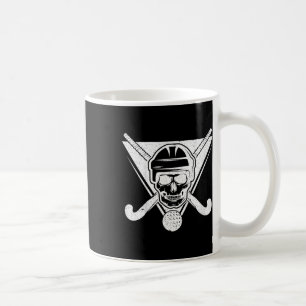 Skull Field Hockey Gift Field Hockey Player Gift Coffee Mug