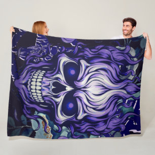 Skull  fleece blanket