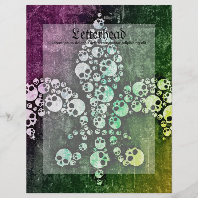 Skull Fleur De Lis (Front)