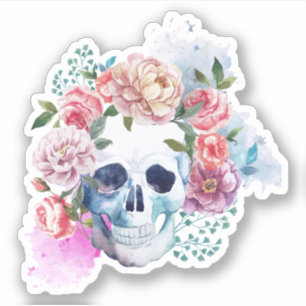 Skull floral