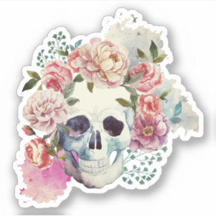 Skull floral