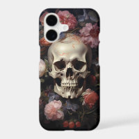 Skull Floral Roses Flower